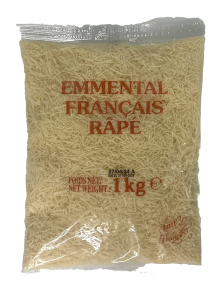Queso Emmental Rallado para Pizza | Emmental Francés 1kg
