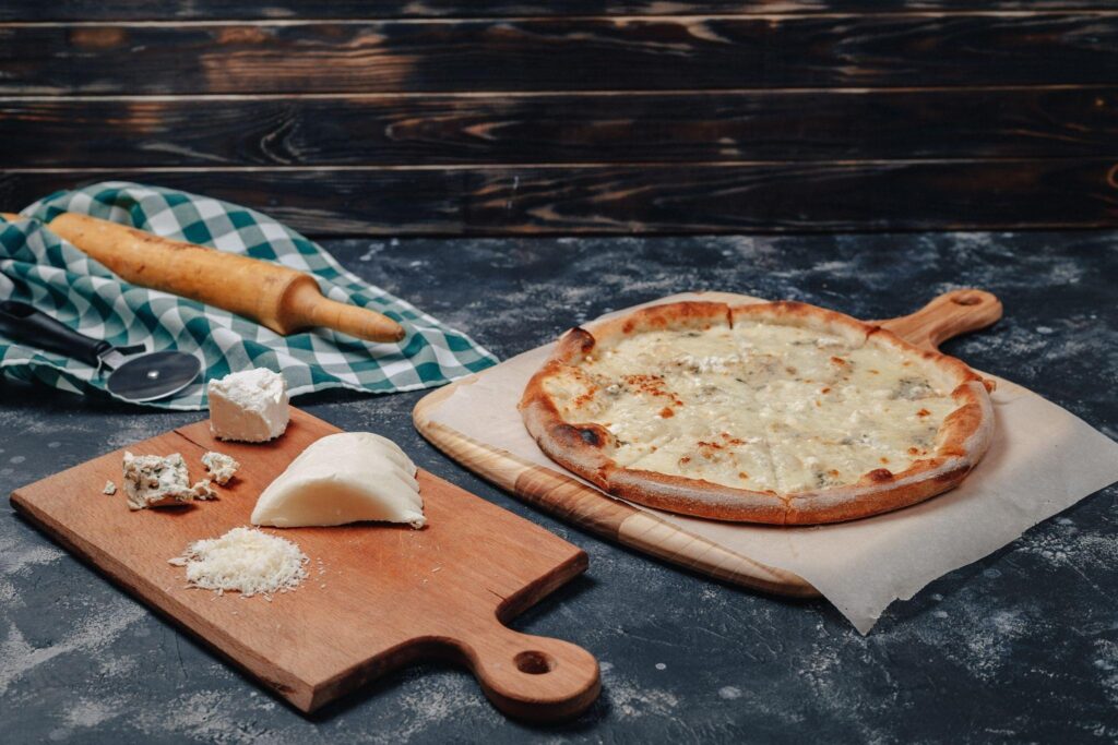 Pizza de 4 quesos